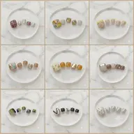 フットジェルネイル(オフ無し)👣💎選べる新作デザイン