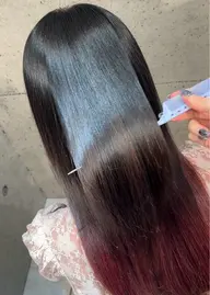 髪質改善シルクストレート🦋+髪質改善ヘアエステ🫧