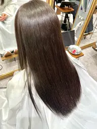 イルミナカラーでさらなる透明感🫧イルミナワンカラー+髪質改善トリートメント🎈