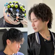 メンズパーマ+カット