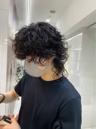 ウルフカット➕ケアパーマ