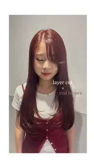 【期間限定🎀】　　　　　　　　　　　　　　　　　　　カット&うる艶カラー&水分補給3stepトリートメント♪