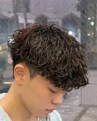 【新規限定】メンズカット+波巻きパーマ
