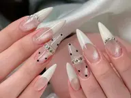 🌟キャンペーン中🌟【チップ長さ出し】アートやり放題+パーツつけ放題 【オフ有無要連絡】