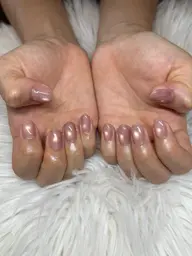 【Jr.ネイリスト限定】《Hand》マグネットorラメワンカラー(オフなし)¥4200