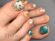ご新規様限定☆他店オフ込みフットネイルアートし放題 Instagramメンション割で更に500円オフ!