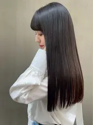 Premium艶髪ストレート(縮毛矯正) +カット+TOKIO超音波トリートメント ¥16900