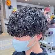 🔥人気No.1🔥女子ウケ抜群メンズパーマカット+パーマ¥6,600