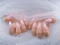 ❤️ハンド/10本長さだし❤️フレンチ/オーロラネイル