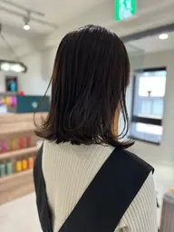 【当日予約限定*】似合わせカット+頭皮*毛髪ダメージレスオーガニックカラー¥8500