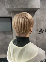 メンズカット+ブリーチ+ケアカラー