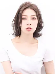 【朝が楽チン艶髪】カット+カラー+髪質改善トリートメント(ブリーチなし)