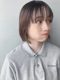【人気No.1】ボブカット比率No.1✂︎✂︎アイロン要らずのまとまるボブ、ぷつっとカット！ボブにしたい方限定☺︎✨