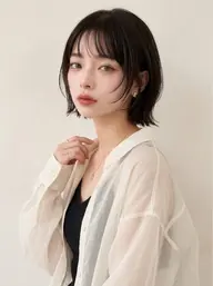 【7/31限定!🫧】ミディアム、ボブカット+カラー⚠️ブリーチ毛不可🫧
