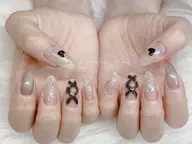 ⭐️新規ソフトジェルオフ無料 🎀定額デザイン90分🎀ハンドシンプル定額デザイン　パラジェル&フィルイン ➕1000円