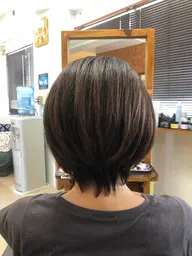 カット+リタッチカラー(根元3cmまで)