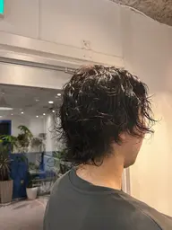 🐺襟足長めメンズウルフパーマ(✂︎スタイリストカット付き✂︎)🐺