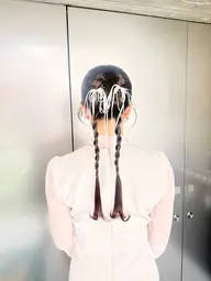 お出かけ前や推し活ライブ前や結婚式のヘアセット💁🏻♀️🎀