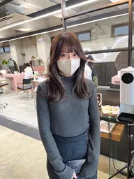 バイカルテトリートメント+コテ巻きスタイリング
