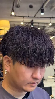 メンズカット+縦落ちツイスパ