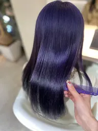 ハイダメージ向け🎀💜🩰最高級髪質改善🩰💜🎀ケアブリーチ《リタッチ》➕ケアカラー➕最高級シナジートリートメント
