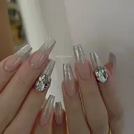 【自爪ラメグラデーション(オフなし)】