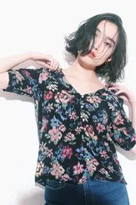【巻いたようなふんわりカールを🎶】カット& TOKIOdesinkaデジタルパーマ&1STEPトリートメント❣️