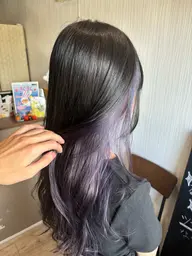 【インナーカラーorポイントカラー+カット】