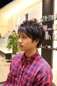 【】<<メンズ限定>>カット+パーマ¥12000⇒¥8000税込)