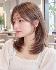 【小顔×扱いやすさ✨】似合わせレイヤーカット+2stepTR
