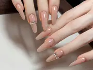 💕チップ長さだし10本+シンプル定額デザイン 5980