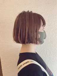 💗ミニモ学割💗似合わせカット+ブリーチをしないダブルカラー🩵ダメージ軽減しながら透明感UPを!!