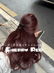 🩷6・7月限定🩷ワンカラーでうる艶♡暖色ワンカラー+オリジナルトリートメント+コテ巻き仕上げ🍓