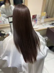ストレートパーマ+カット
