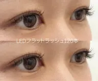 《マツエク》フラットラッシュ120本