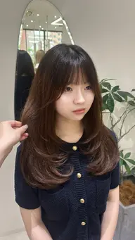 🇰🇷韓国風レイヤーカット️🍨+超音波クイックトリートメント✨️