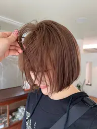 【当日限定】カット+ブリーチなしダブルカラー+髪質補修トリートメント