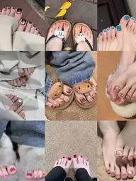 💗フット4本アート💗