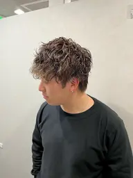【メンズ限定】メンズカット+パーマ+髪質改善トリートメント