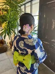 浴衣用ヘアセット🎗️