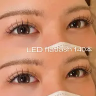 OPEN記念🌷ボリューム人気No.2✨LEDマツエク【フラットラッシュ】140〜160本(オフ込み)