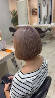 (ブリーチありカラー】/𝐁𝐥𝐞𝐚𝐜𝐡 + 𝐜𝐨𝐥𝐨𝐫🎨✨