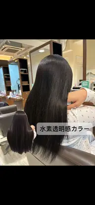【9月限定】透明感カラー+抗酸化水素トリートメント