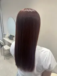 暖色カラー+3STEPトリートメント🍒🎼🎶.•