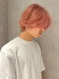 明るくかっこよくしたい方におすすめ!!【メンズ】リタッチor全頭ブリーチ+ワンカラー