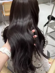 透明感ワンカラー×お家でケアするトリートメント付