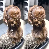 【 ✨️平日8:00土日祝8:15から限定✨️ 】早朝簡単ヘアセット🎶編みたらし,巻き下ろしetc⚠️注意事項必読⚠️