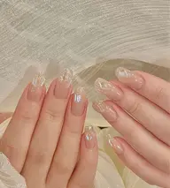 🧊夏人気！うるツヤ氷ネイル