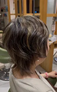 カット+ハイライト+全体カラー
