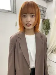 【前髪だけ✂︎】前髪カット✂︎ + イルミナカラー or アディクシーカラー + クイックトリートメント